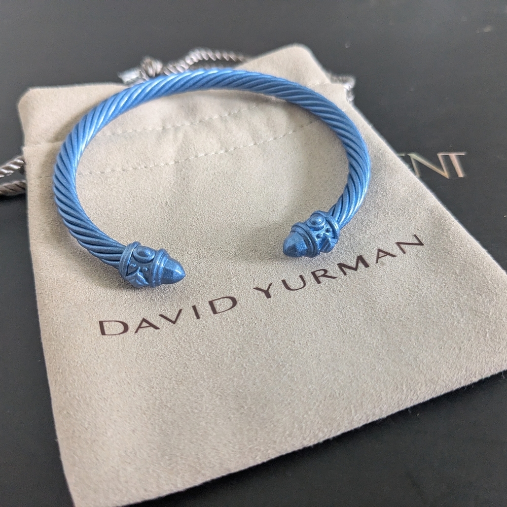 David Yurman Azure Cable Bracelet - Picture 6 of 8